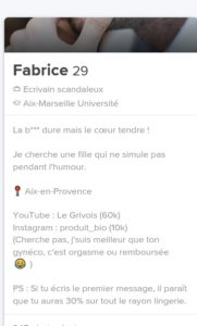 Comment faire sa description sur Tinder ?  Le Séducteur Français