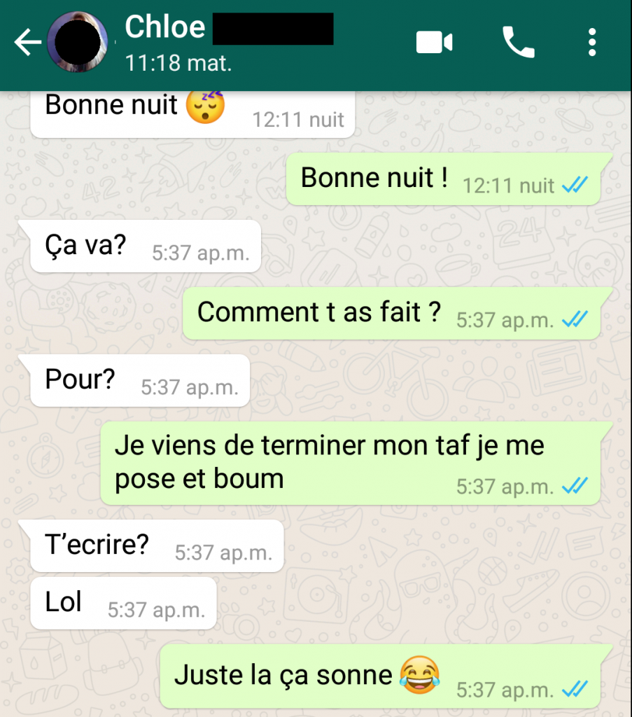 comment captiver une fille par sms