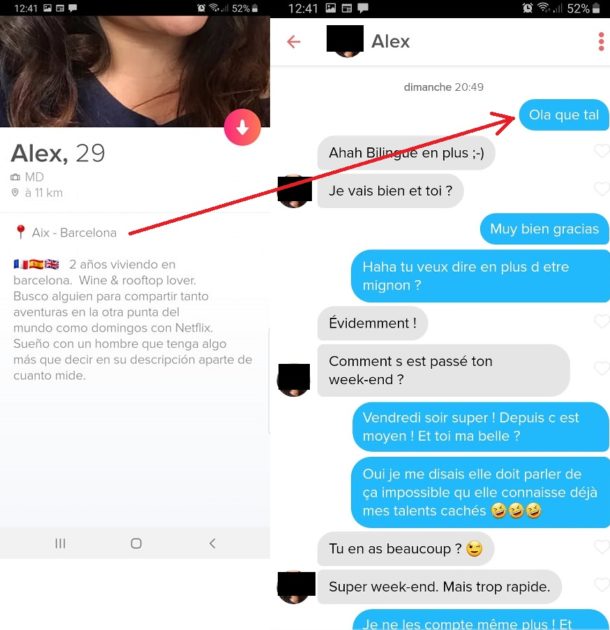 Premier message Tinder comment réussir son entrée en matière ?