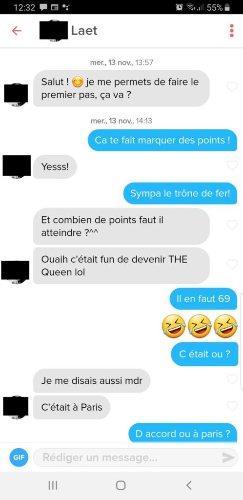 SMS Game - premier SMS à une fille - Pickup Alliance