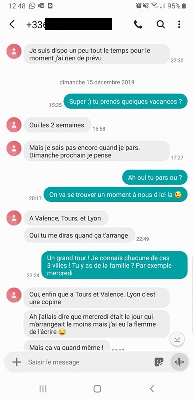 comment flirter avec une fille par message